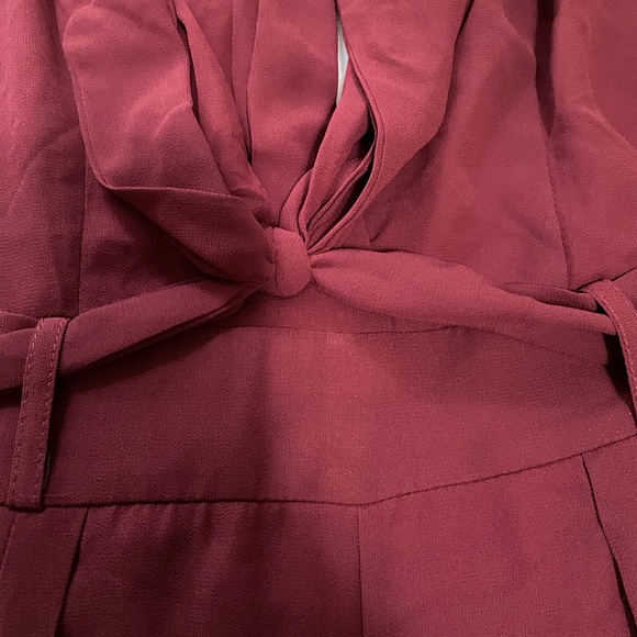 Burgundy jumpsuit - Picture 4 of 8